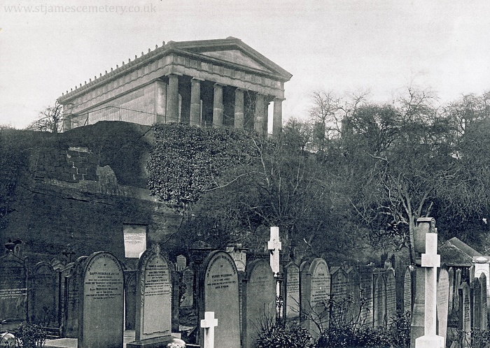 Oratory and Gravestones, 1896 - oratory-cemetery-1896.jpg